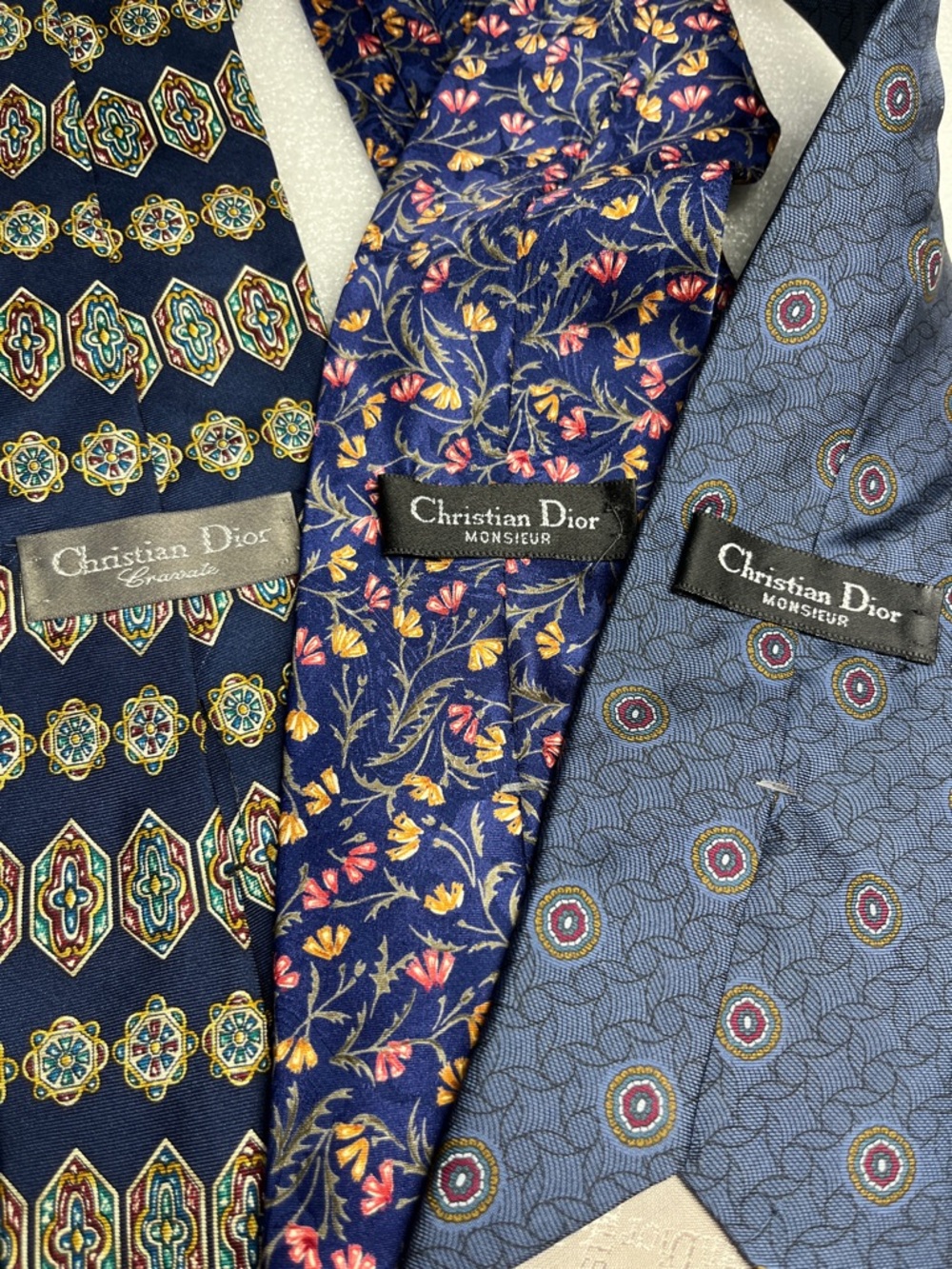 Christian Dior Tie Lot USA Made (3 Ties) - Picture 8 of 12